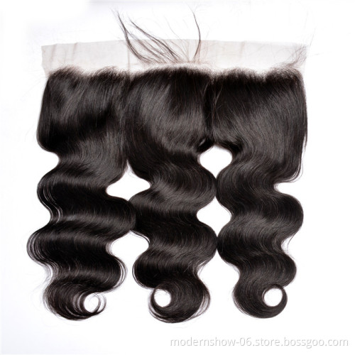 Top Quality Virgin Cuticle Aligned Hair Body Wave Frontal,13x4,13x6 Swiss Lace Human Hair 100% Unprocessed Human Hair